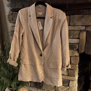 a new day Light Tan Blazer